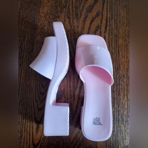 Pink Y2K Style High Heel Sandals